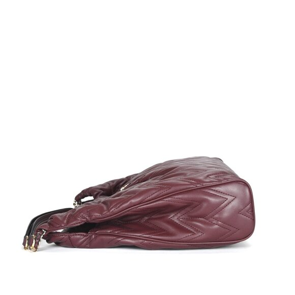 Guess Eda Large Hobo Bag - Burgundy - Picture 6 of 10